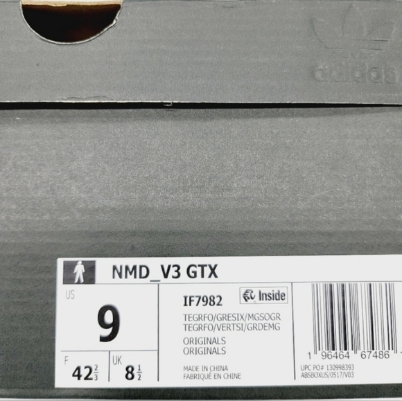 New Adidas Originals NMD_V3 Gore-Tex Men's Running Shoes Size 9 - Picture 8 of 8